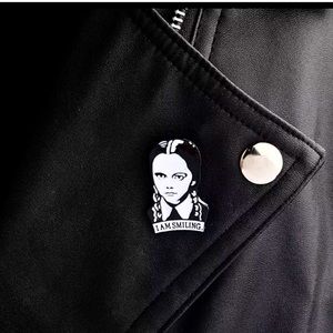 Wednesday Addams Pushback Pin